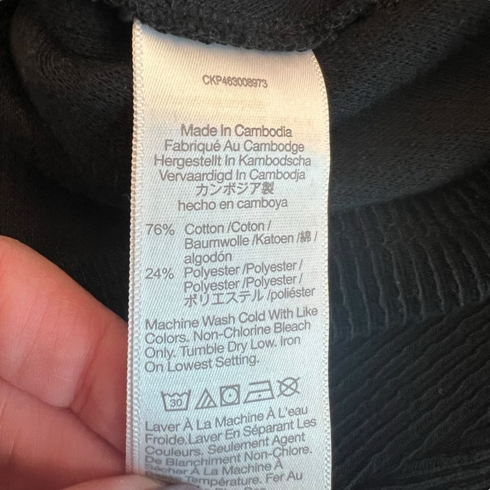 Madewell - NWT Texture & Thread Jacquard Knot-Front Top Sz XL - Picture 8 of 9